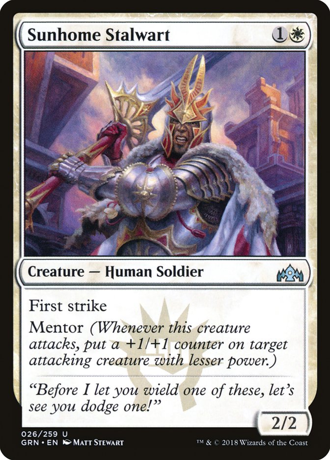 Sunhome Stalwart [Guilds of Ravnica] | Rock City Comics