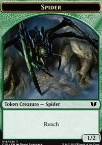 Spider // Wolf Double-Sided Token [Commander 2015 Tokens] | Rock City Comics