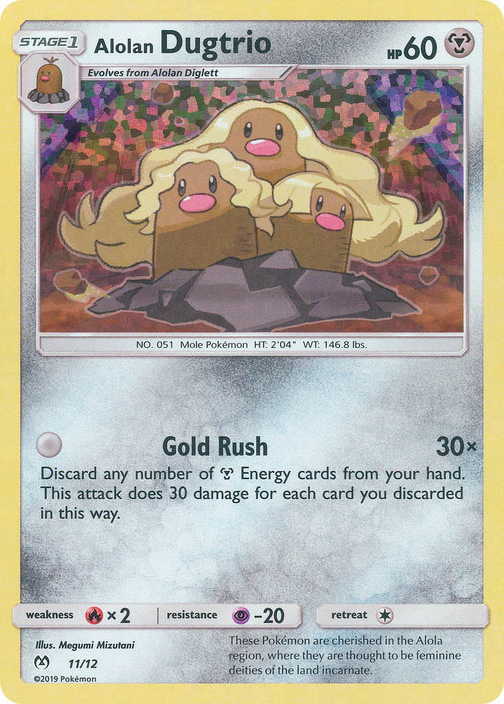 Alolan Dugtrio (11/12) [McDonald's Promos: 2019 Collection] | Rock City Comics