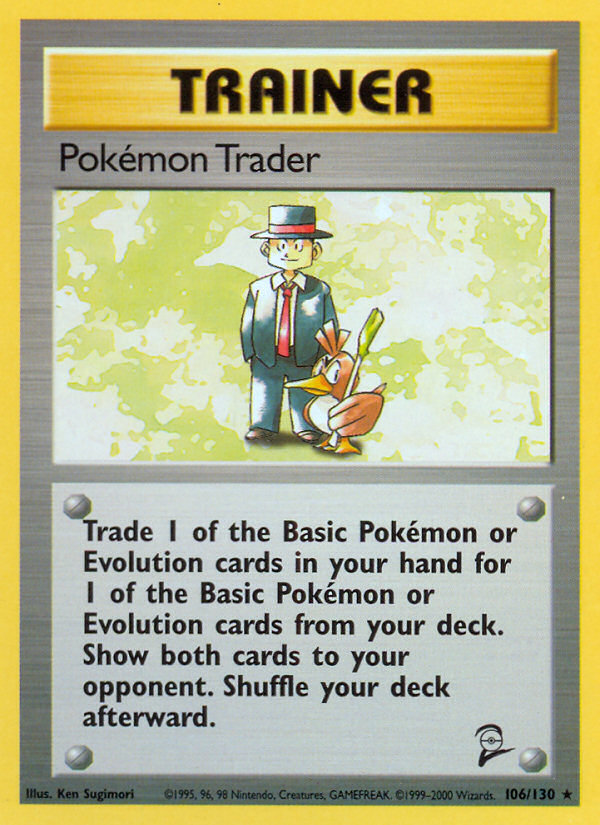 Pokemon Trader (106/130) [Base Set 2] | Rock City Comics
