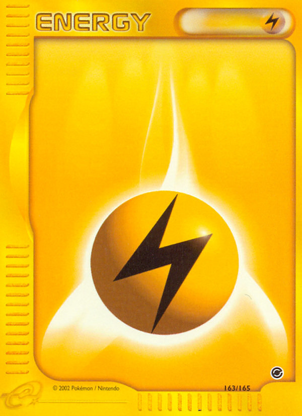 Lightning Energy (163/165) [Expedition: Base Set] | Rock City Comics