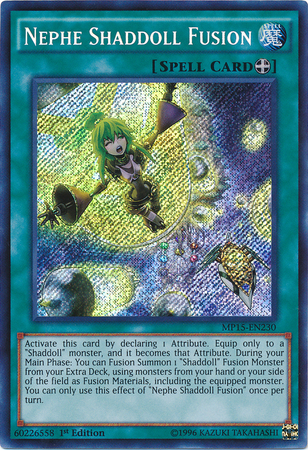 Nephe Shaddoll Fusion [MP15-EN230] Secret Rare | Rock City Comics