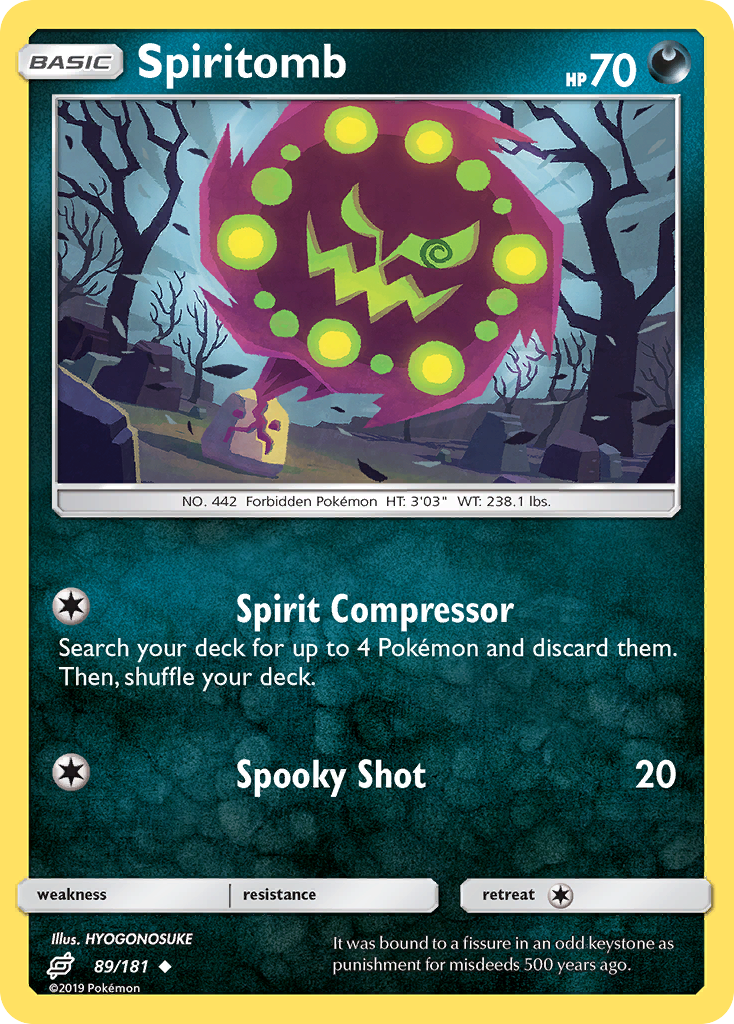 Spiritomb (89/181) [Sun & Moon: Team Up] | Rock City Comics