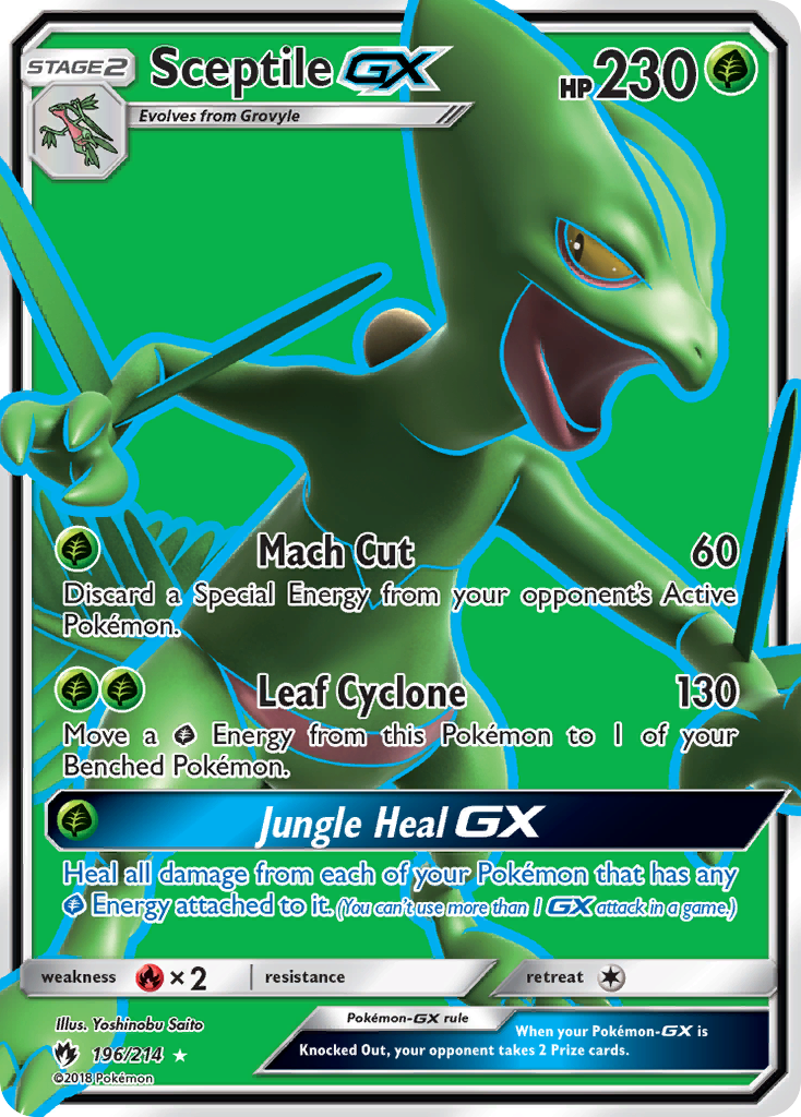 Sceptile GX (196/214) [Sun & Moon: Lost Thunder] | Rock City Comics