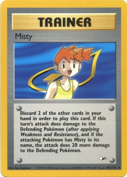 Misty (102/132) [Gym Heroes Unlimited] | Rock City Comics