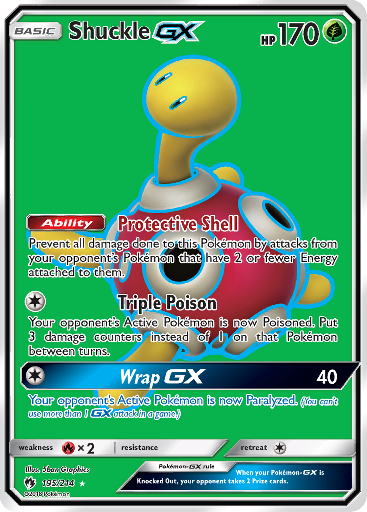 Shuckle GX (195/214) [Sun & Moon: Lost Thunder] | Rock City Comics