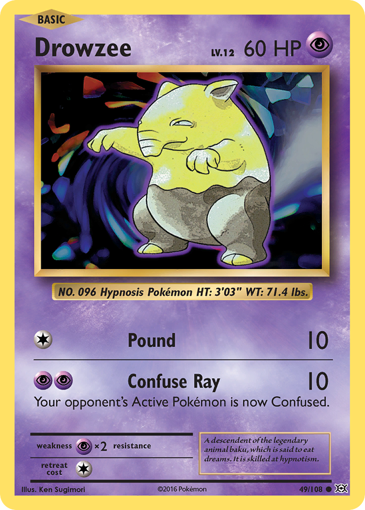 Drowzee (49/108) [XY: Evolutions] | Rock City Comics