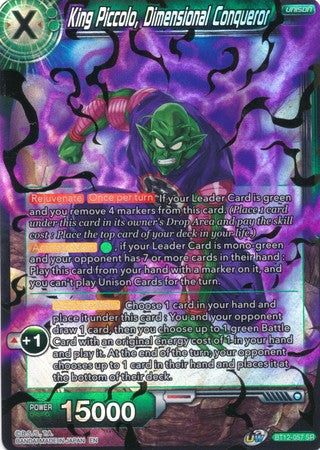 King Piccolo, Dimensional Conqueror [BT12-057] | Rock City Comics