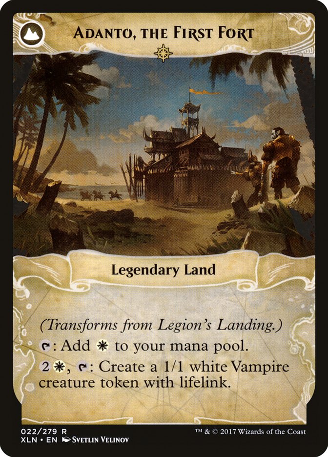 Legion's Landing // Adanto, the First Fort [Ixalan] | Rock City Comics