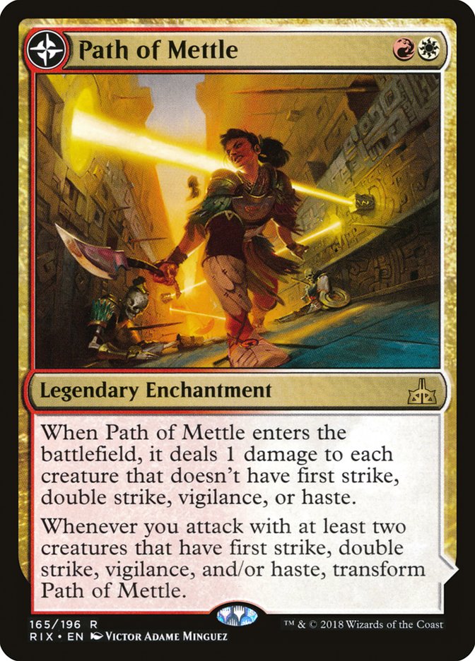 Path of Mettle // Metzali, Tower of Triumph [Rivals of Ixalan] | Rock City Comics