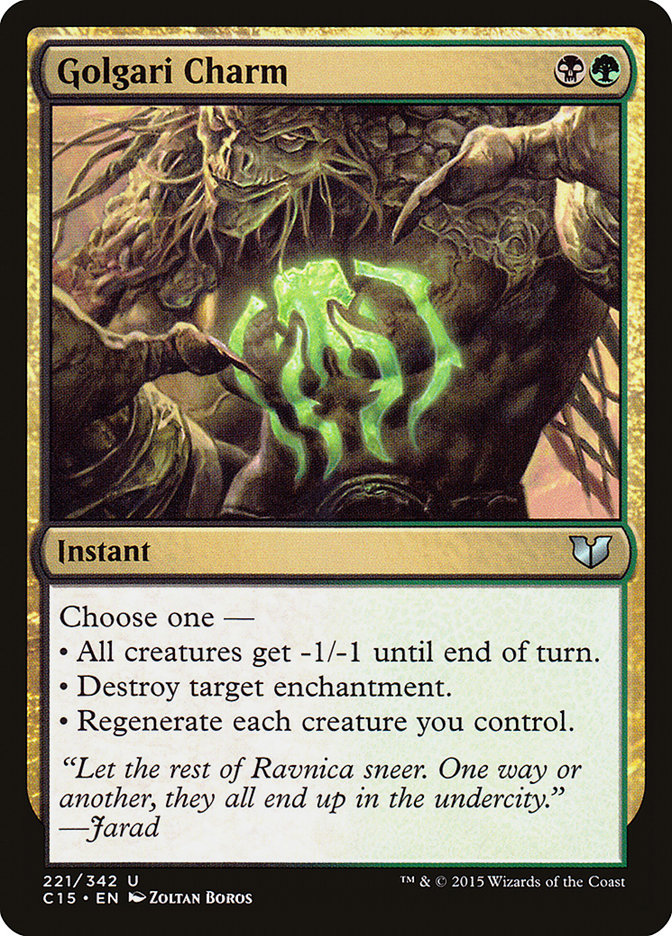 Golgari Charm [Commander 2015] | Rock City Comics