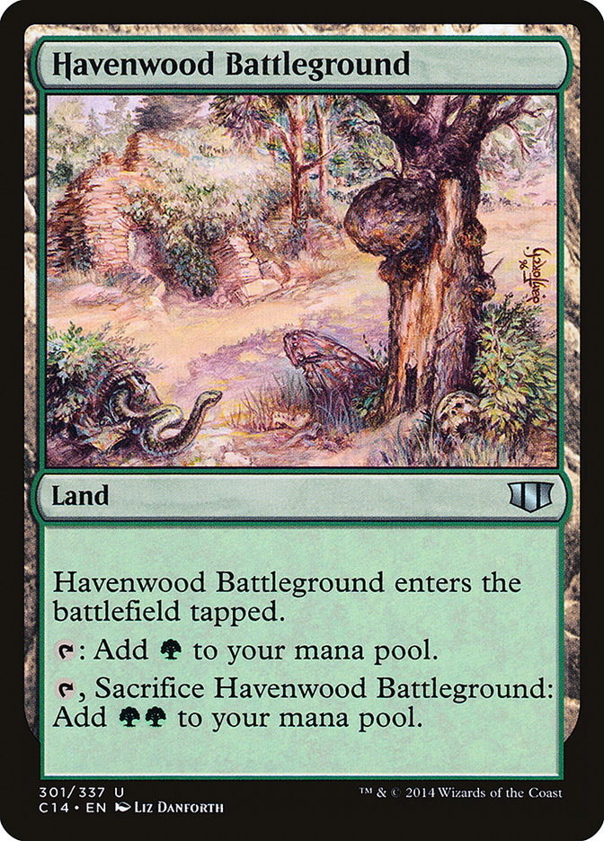 Havenwood Battleground [Commander 2014] | Rock City Comics