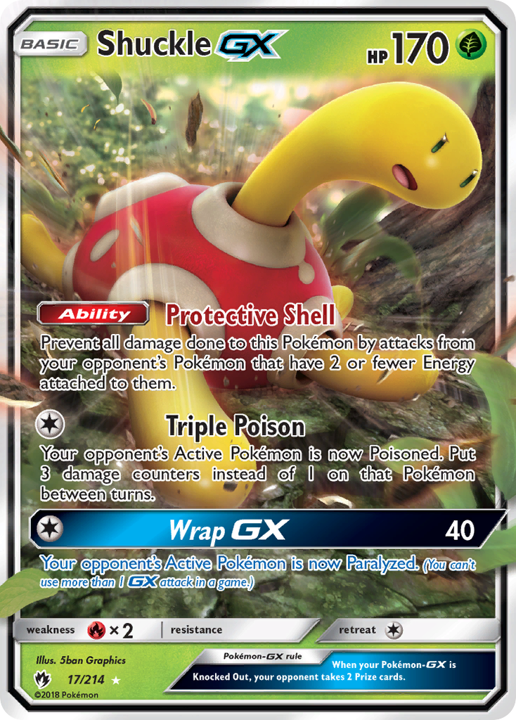 Shuckle GX (17/214) [Sun & Moon: Lost Thunder] | Rock City Comics