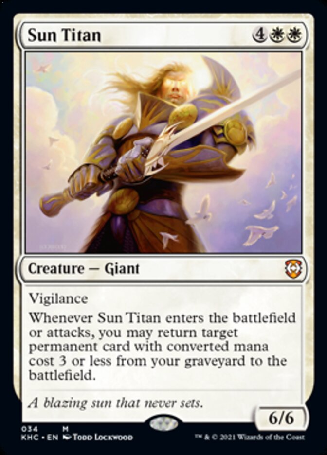 Sun Titan [Kaldheim Commander] | Rock City Comics