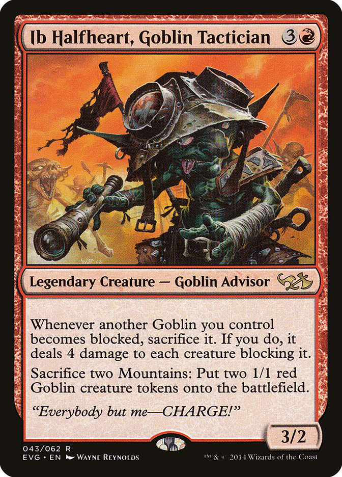 Ib Halfheart, Goblin Tactician (Elves vs. Goblins) [Duel Decks Anthology] | Rock City Comics