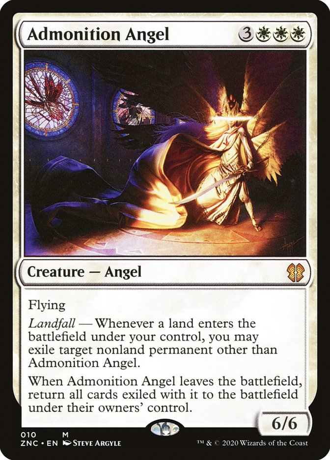 Admonition Angel [Zendikar Rising Commander] | Rock City Comics