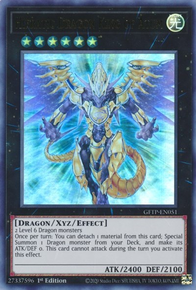 Hieratic Dragon King of Atum [GFTP-EN051] Ultra Rare | Rock City Comics