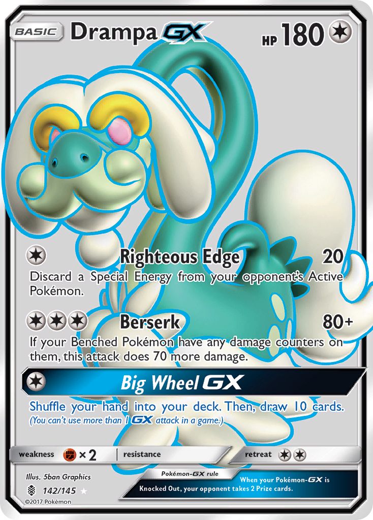 Drampa GX (142/145) [Sun & Moon: Guardians Rising] | Rock City Comics