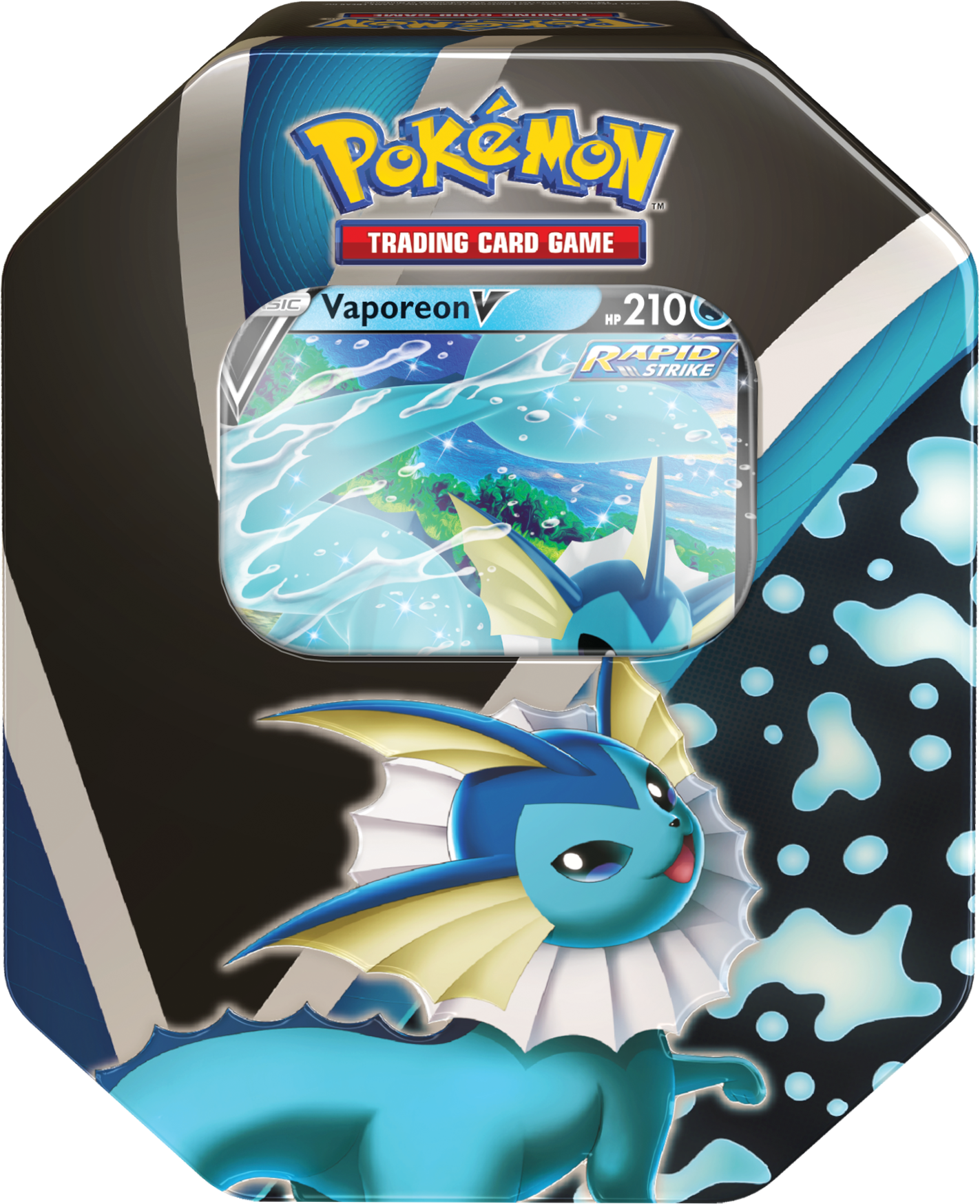 Sword & Shield: Evolving Skies - Eevee Evolutions Tin (Vaporeon V) | Rock City Comics