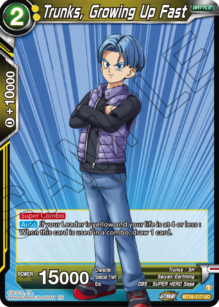 Trunks, Growing Up Fast (BT18-117) [Dawn of the Z-Legends] | Rock City Comics