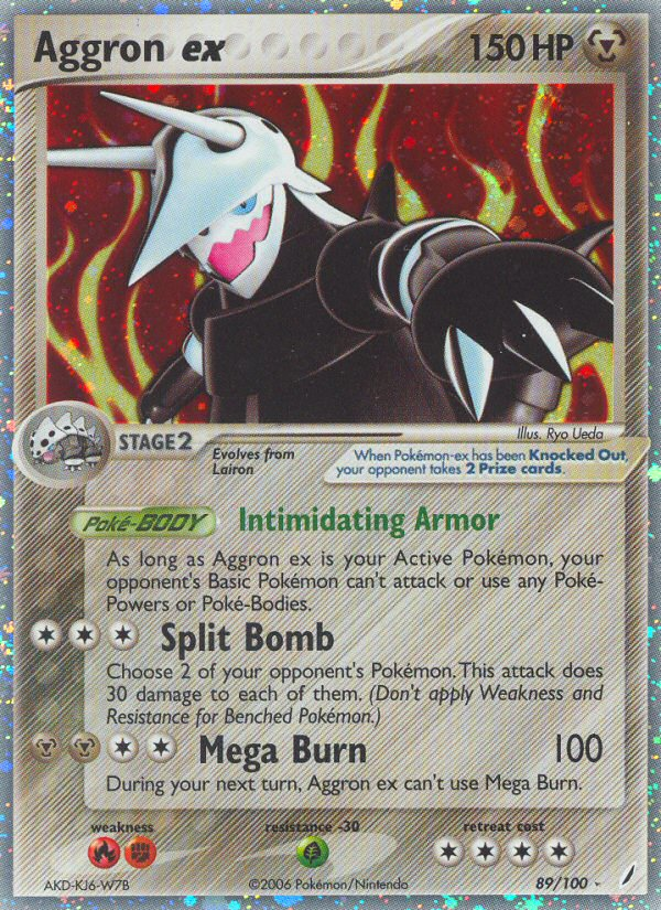 Aggron ex (89/100) [EX: Crystal Guardians] | Rock City Comics