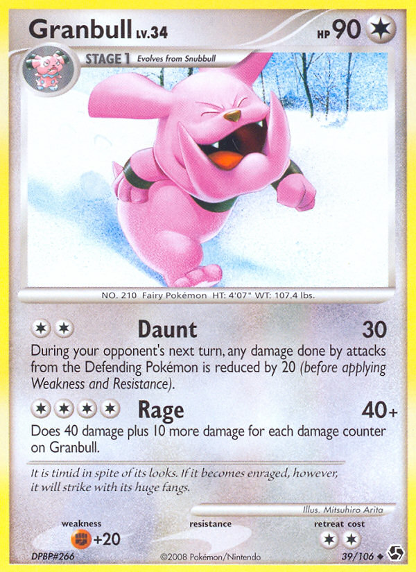 Granbull (39/106) [Diamond & Pearl: Great Encounters] | Rock City Comics