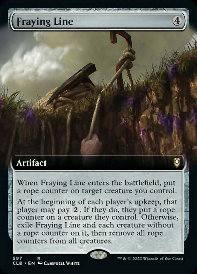 Fraying Line (Extended Art) [Commander Legends: Battle for Baldur's Gate] | Rock City Comics