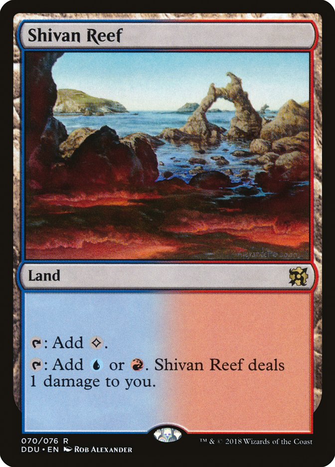 Shivan Reef [Duel Decks: Elves vs. Inventors] | Rock City Comics