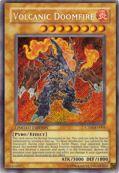 Volcanic Doomfire [CT04-EN004] Secret Rare | Rock City Comics