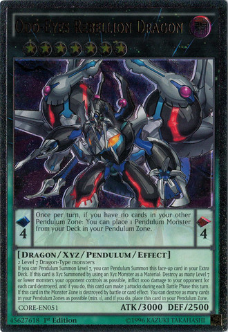 Odd-Eyes Rebellion Dragon [CORE-EN051] Ultimate Rare | Rock City Comics