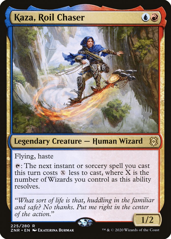 Kaza, Roil Chaser (Promo Pack) [Zendikar Rising Promos] | Rock City Comics