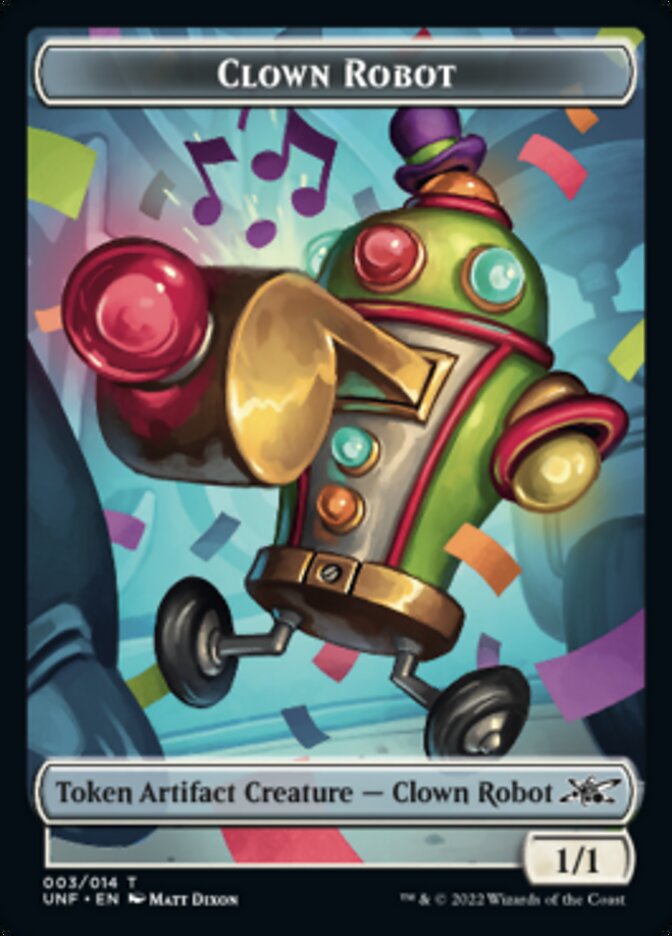 Clown Robot (003) Token [Unfinity Tokens] | Rock City Comics