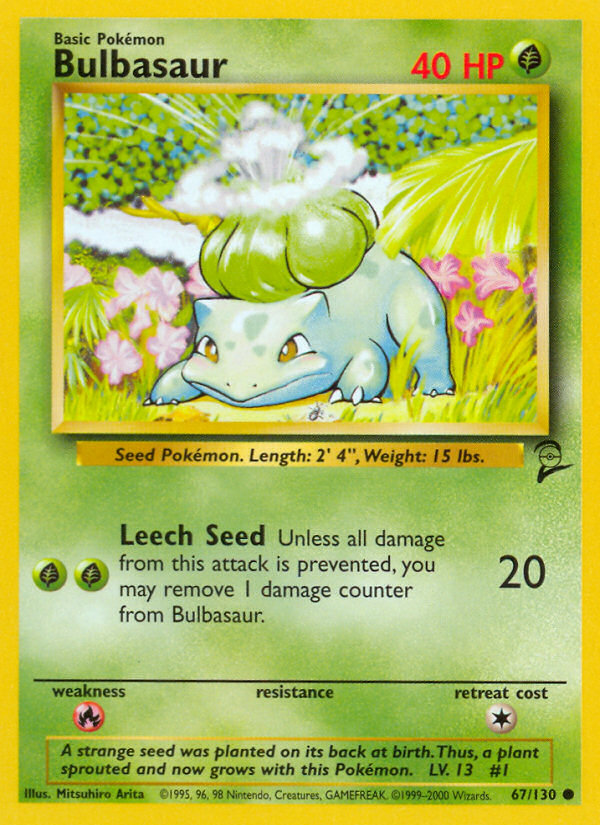 Bulbasaur (67/130) [Base Set 2] | Rock City Comics