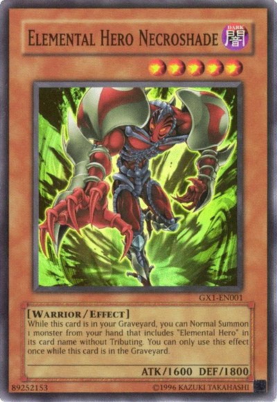 Elemental Hero Necroshade [GX1-EN001] Super Rare | Rock City Comics