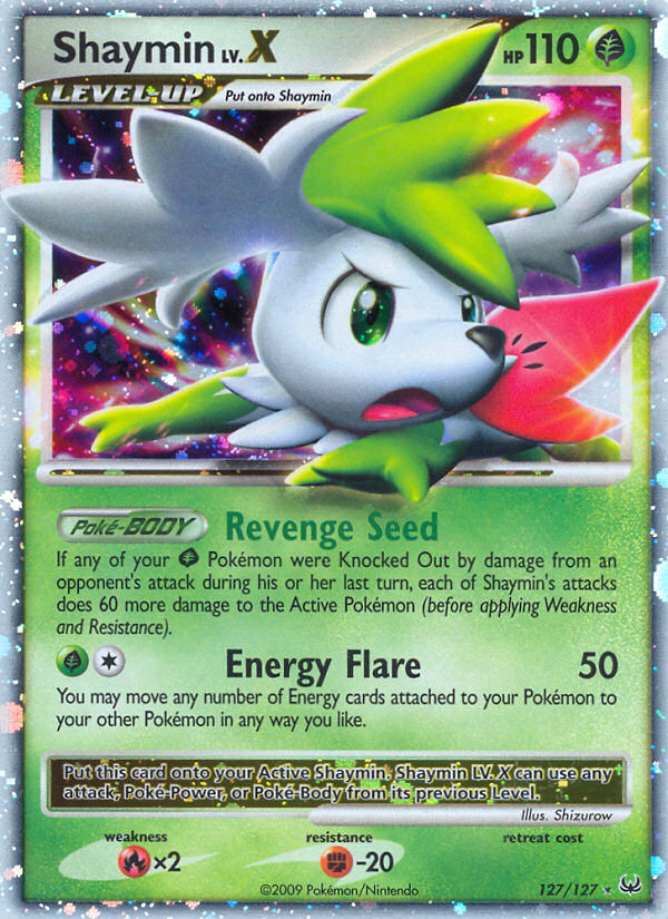 Shaymin LV.X (127/127) [Platinum: Base Set] | Rock City Comics