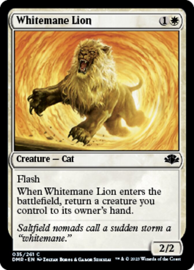 Whitemane Lion [Dominaria Remastered] | Rock City Comics