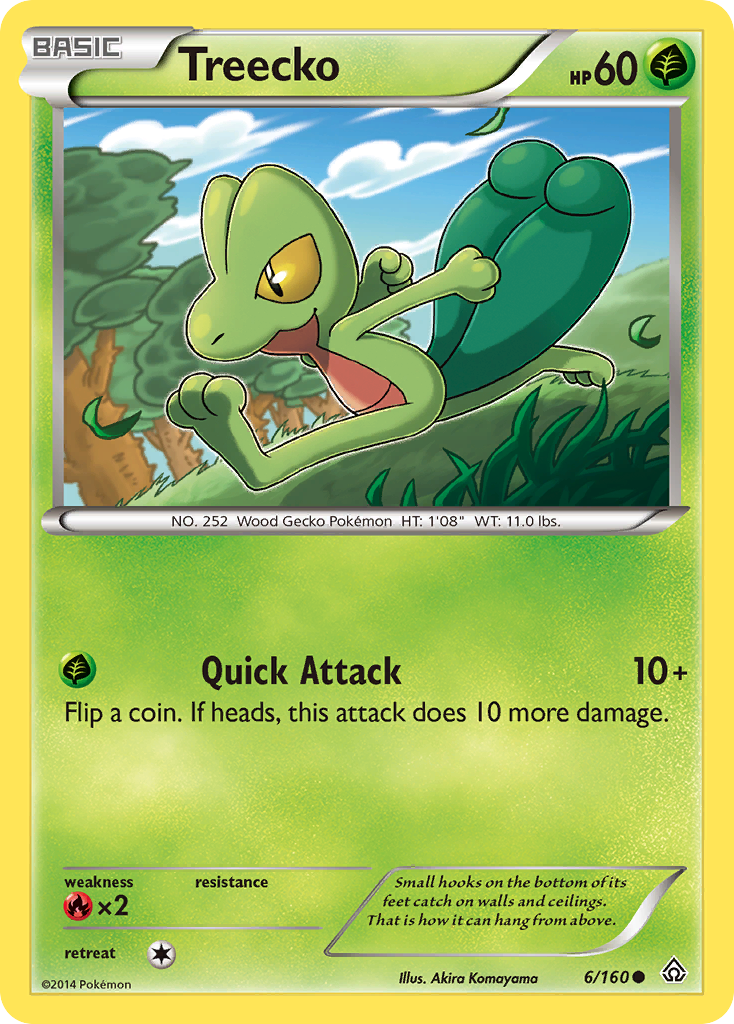 Treecko (6/160) [XY: Primal Clash] | Rock City Comics