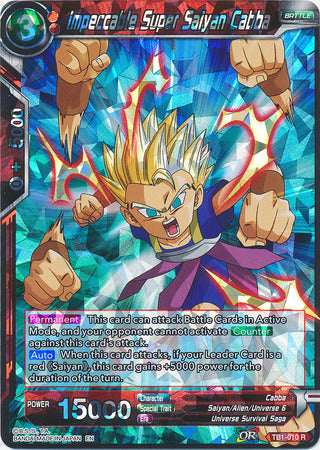 Impeccable Super Saiyan Cabba (Shatterfoil) (TB1-010) [Dragon Brawl] | Rock City Comics