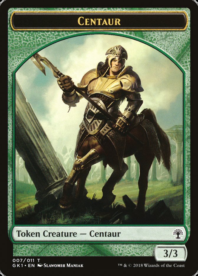 Elemental // Centaur [Guilds of Ravnica Guild Kit Tokens] | Rock City Comics