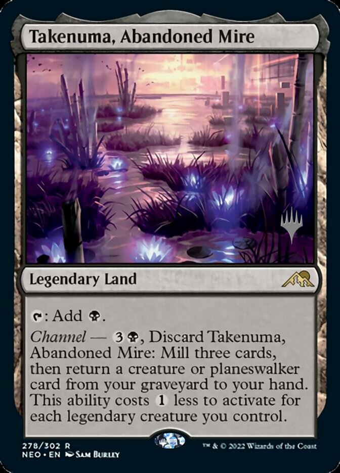 Takenuma, Abandoned Mire (Promo Pack) [Kamigawa: Neon Dynasty Promos] | Rock City Comics