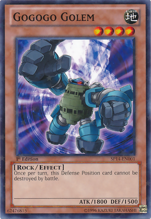 Gogogo Golem [SP14-EN001] Starfoil Rare | Rock City Comics