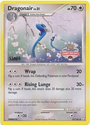 Dragonair (52/146) (State Province Territory Championship Staff) [Diamond & Pearl: Legends Awakened] | Rock City Comics