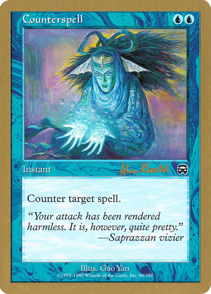 Counterspell (Alex Borteh) (MMQ) [World Championship Decks 2001] | Rock City Comics