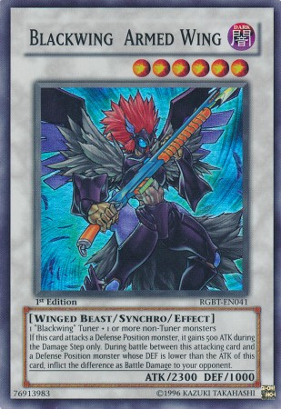 Blackwing Armed Wing [RGBT-EN041] Super Rare | Rock City Comics