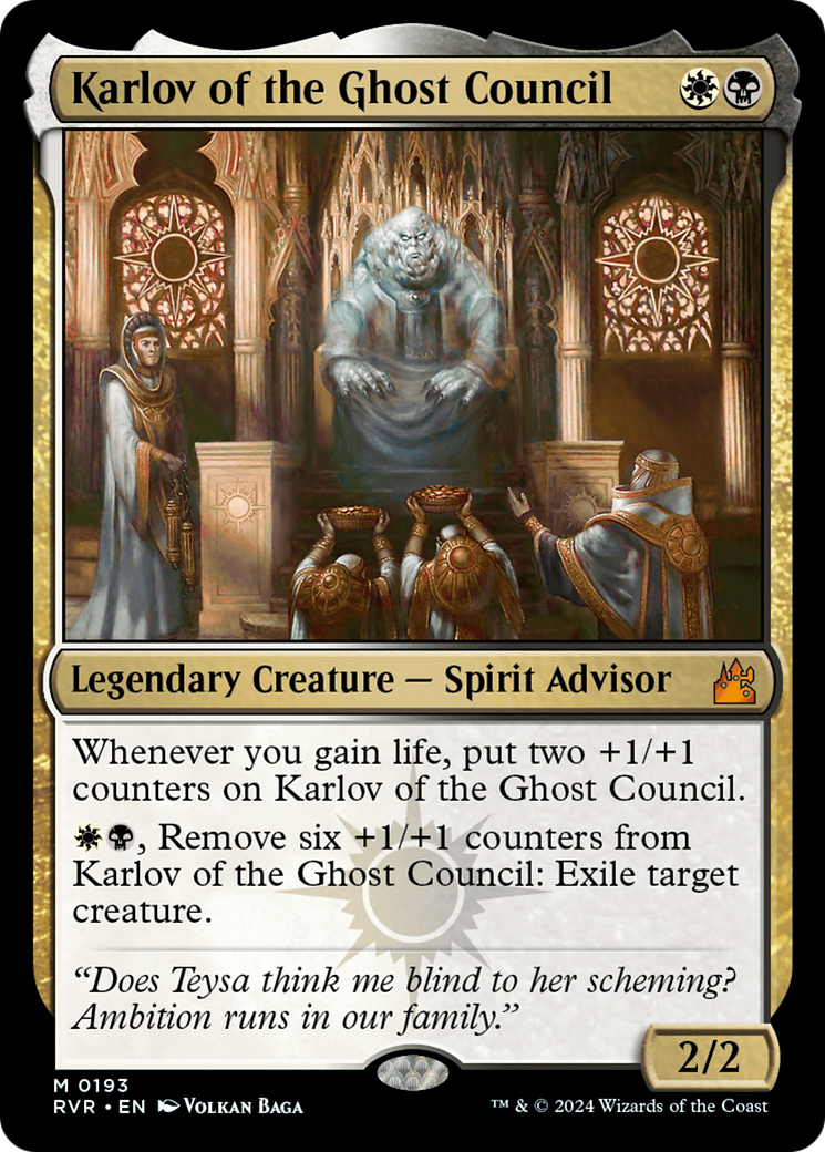 Karlov of the Ghost Council [Ravnica Remastered] | Rock City Comics