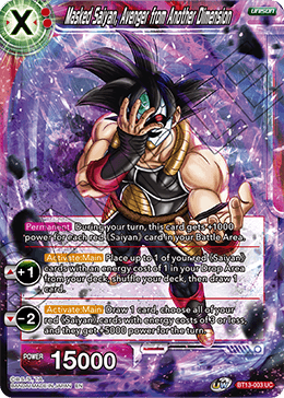 Masked Saiyan, Avenger from Another Dimension (Uncommon) [BT13-003] | Rock City Comics