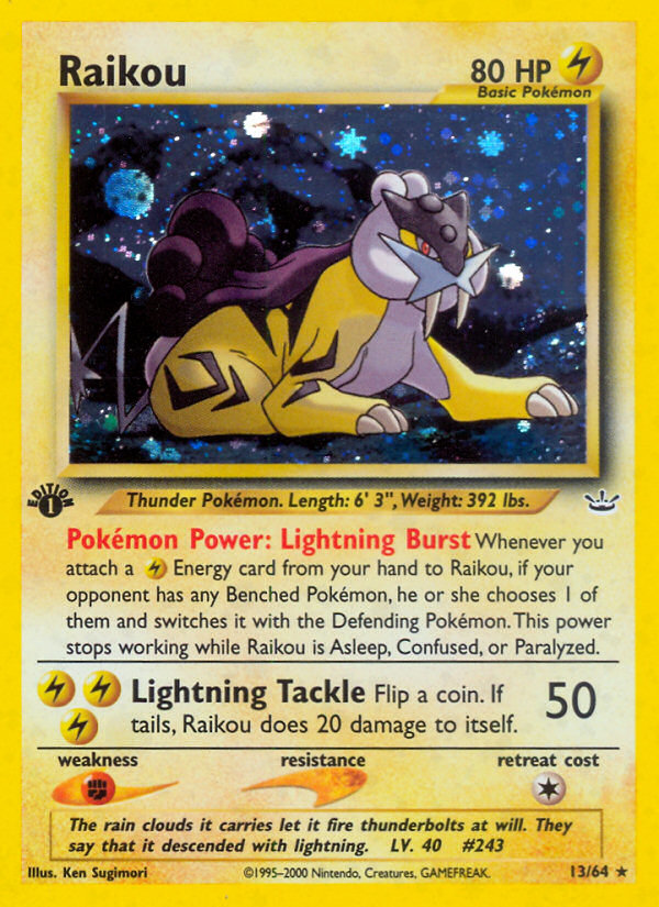 Raikou (13/64) [Neo Revelation 1st Edition] | Rock City Comics