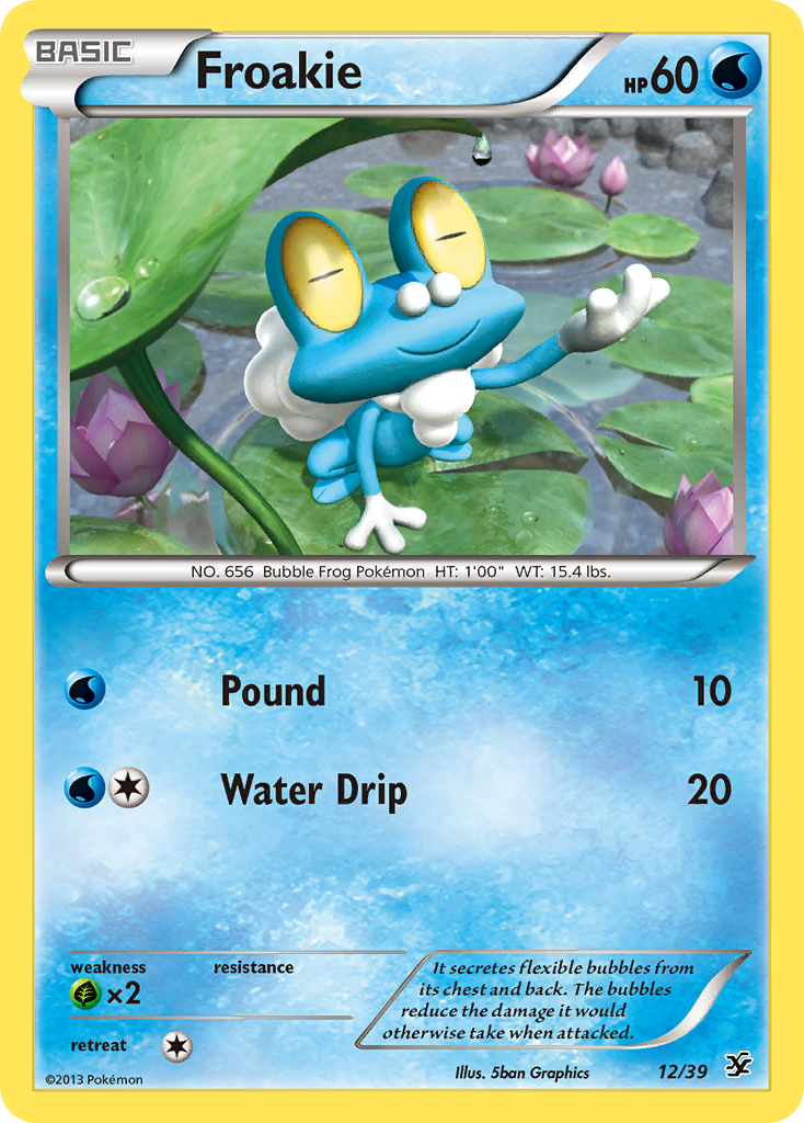 Froakie (12/39) [XY: Kalos Starter Set] | Rock City Comics