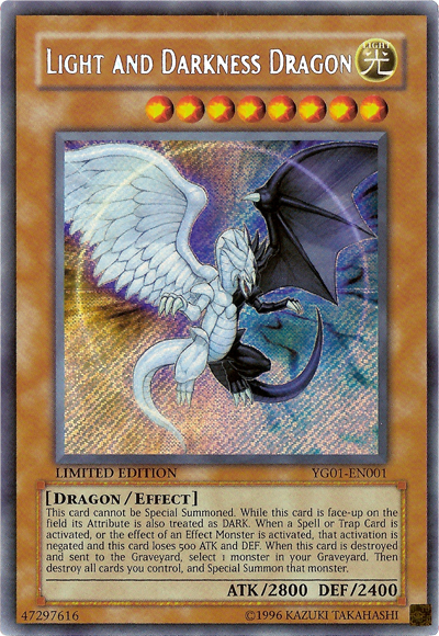 Light and Darkness Dragon [YG01-EN001] Secret Rare | Rock City Comics