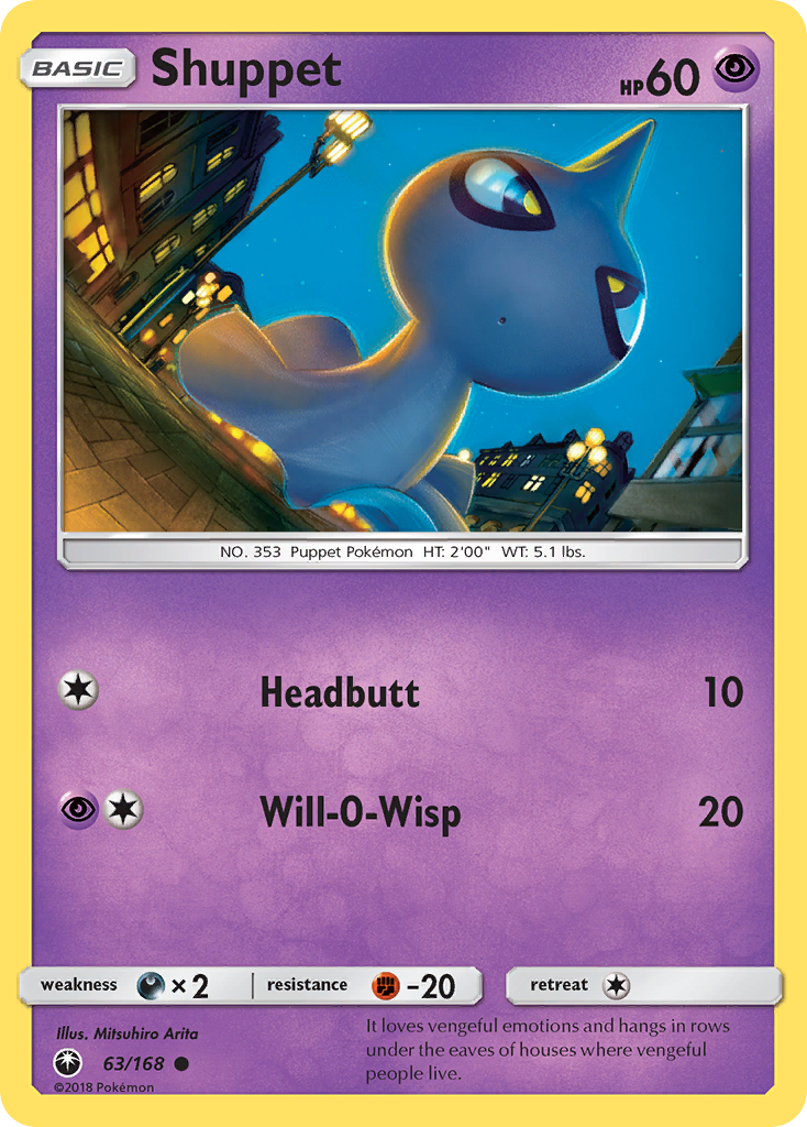 Shuppet (63/168) [Sun & Moon: Celestial Storm] | Rock City Comics